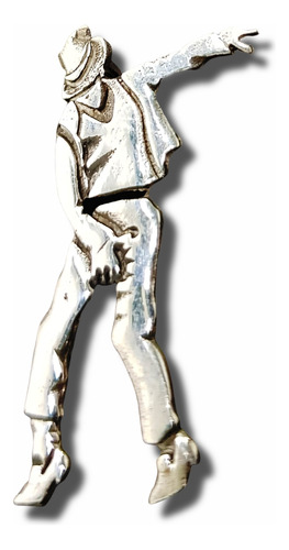 Dije Michael Jackson En Plata 925 3,5 X 1 Cm 2,3 Gr Art 646
