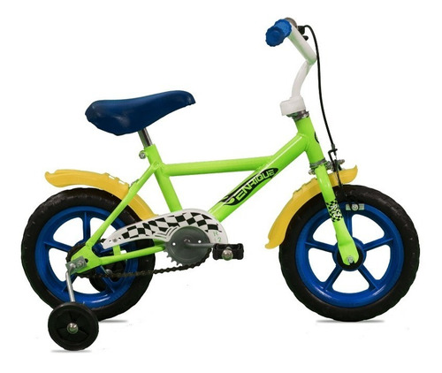 Bicicleta Enrique R12 003 Ruedas Plasticas C/rueditas Niños 