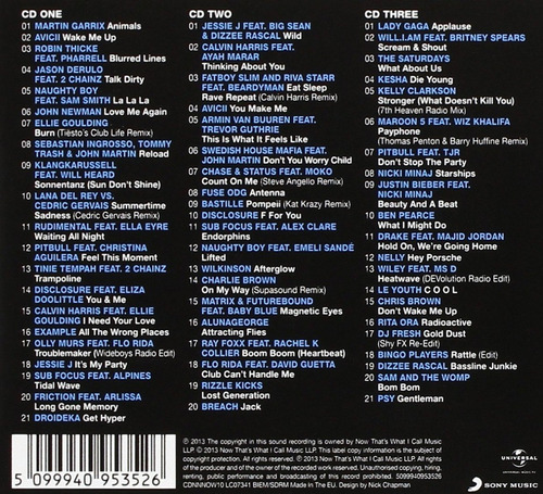3cd Box Set - Now Club Hits - That's What I Call Music