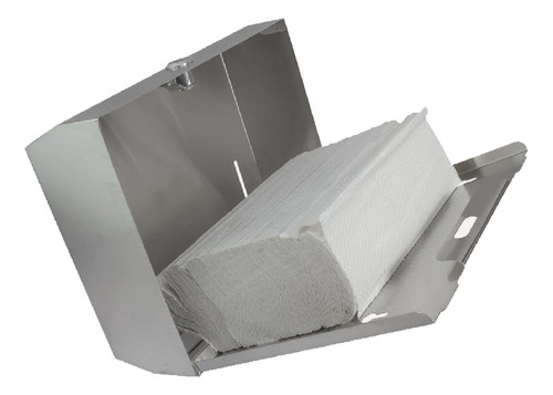 Despachador Toalla Interdoblada Acero Inoxidable Dv038 10pz