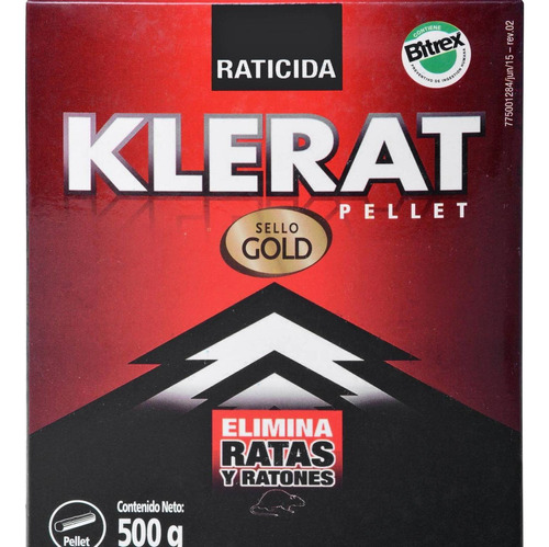 Raticida Pellet 500 Gr Klerat/mimbral