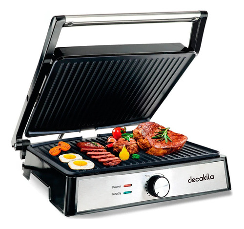 Parrillera Grill Ajustable 1500w Plancha Decakila