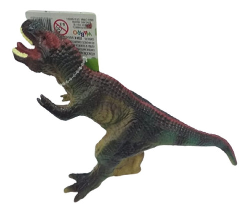Dinosaurio Tyrannosaurus Rex Goma Soft Con Chifle 16 Cm 