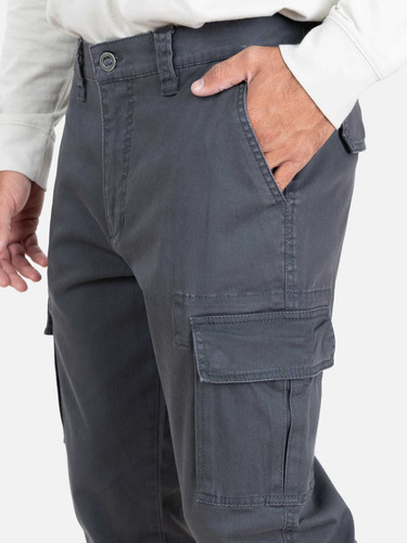 Pantalón Tiki Gris Hombre Maui And Sons