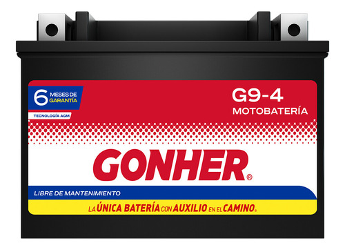 Batería Gel Agm Gonher Xl1200l Sportster 1200 Low 10 A 11