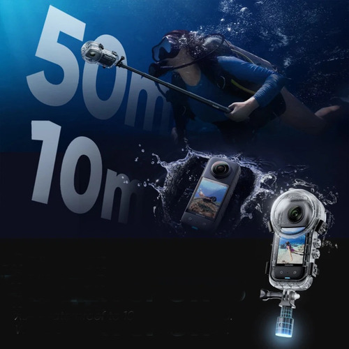 Case Caixa Estanque Mergulho Insta360 X4 - Generica
