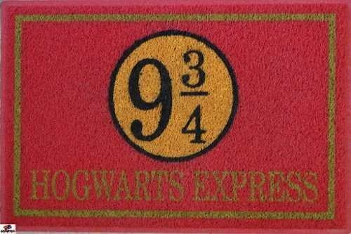 Tapete Capacho Hogwarts Express Harry Potter Vermelho Cod101