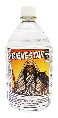 Agua Bendita Santa Muerte Blanca (bienestar)