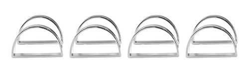 Anillos Para Servilletas De Mesa, 8 Unidades, Semicírculos P
