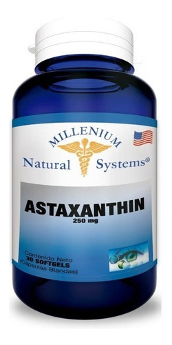 Astaxanthin 250 Mg 30 Softgels - Unidad a $2533
