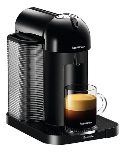 Cafetera Nespresso Breville VertuoPlus BNV250 automática black para cápsulas monodosis 110V