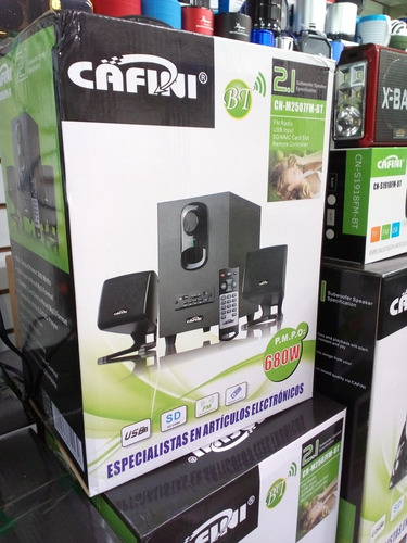 Parlante Bluetooth Multimedia + Subwoofer Control Remoto
