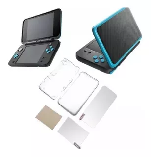 Case Capa Protetora + Película Tela Nintendo Lcd New 2ds Xl