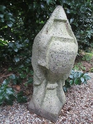 Lincoln Drape  Granite Finial Architectural Carved Garden 