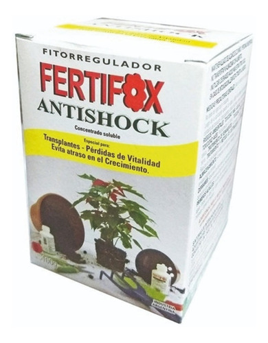Fertifox Antishock 100 Cm3 Fitorregulador Transplantes