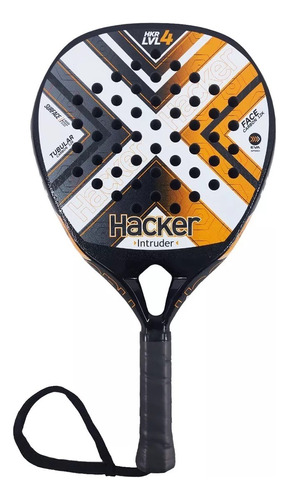 Paleta De Padel Hacker Lvl-4 Intruder. 12k Eva Speed Importa