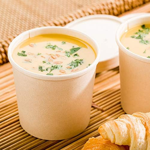 Restaurantware Vasos De Sopa Desechables Bio Tek De 12 Onzas