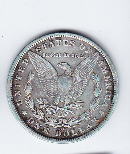 U S A. One Dollar Morgan 1882 (o). Plata 900. (f). (Usado)