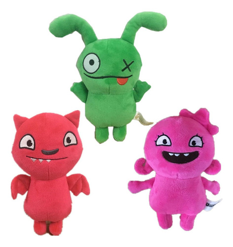 3 Piezas Uglydolls Cartoons Muñeca De Peluche Niño Juguetes