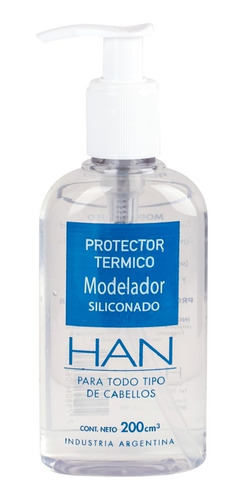 Imagen 1 de 1 de Protector Termico Capilar Modelador Siliconado Han 200cc