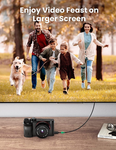 Imagen 6 de 7 de Cable Micro Hdmi A Hdmi Ugreen 4k De 60hz 2m