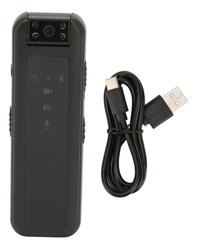 Cámara Corporal Multifunción Hd 1080p Con Visión Nocturna In
