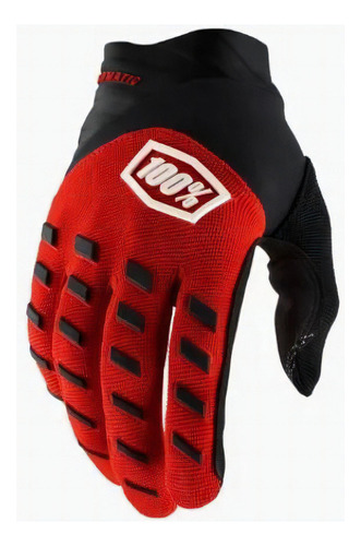 Luva Motocross 100% Airmatic 22 Vermelho Preto Ggg