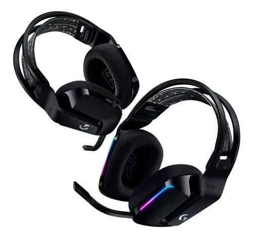 Logitech - Auriculares inalámbricos G733 Lightspeed para juegos, con  diadema de suspensión, LIGHTSYNC RGB, tecnología de micrófono Blue VO!CE y