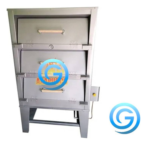 Horno Industrial De 3 Gavetas Para 6 Charolas Con Termometro