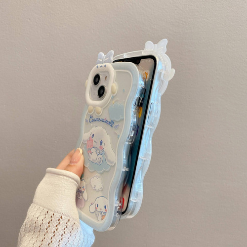 - Funda De Teléfono De Cinnamoroll De Silicona Para iPhone