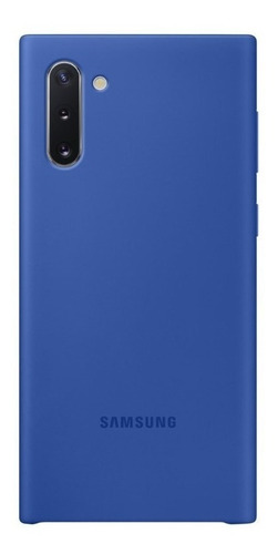 Samsung Case Silicone Cover Para Galaxy Note 10 Normal Azul