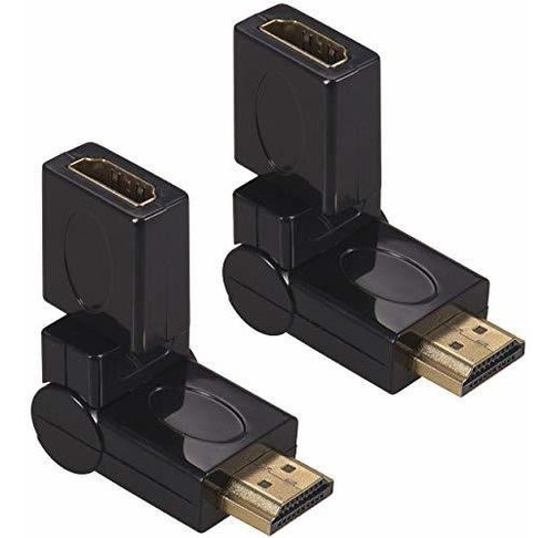 Cable Hdmi - Warmstor - Paquete De 2 Adaptadores Giratorios 