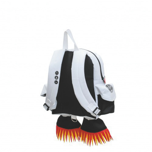 Mochila Prescolar Espacial Blanca Y Roja