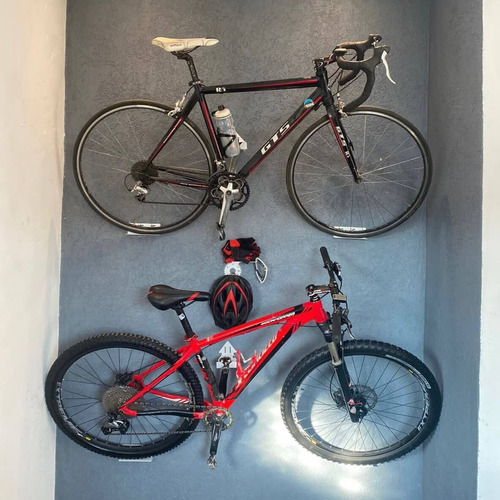 Imagem 7 de 10 de Suporte De Parede P/ Bicicleta Mod: New Decora Bike - Branco