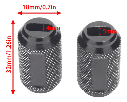 Metal 18mm Llave Hexagonal 1:10 Oruga Coche Buggy Camiones