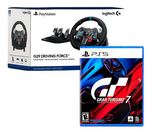Timon Con Pedal Logitech G29 + Gran Turismo 7 Playstation 5
