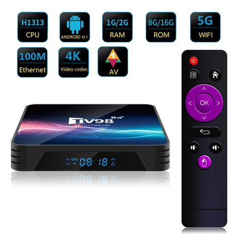 Android12 Tv Box Decodificador Wifi De Doble Banda