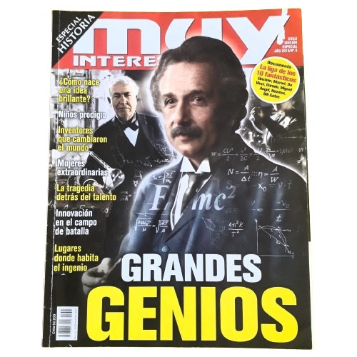 Revista  Muy Interesante  Grandes Genios  Especial  Historia