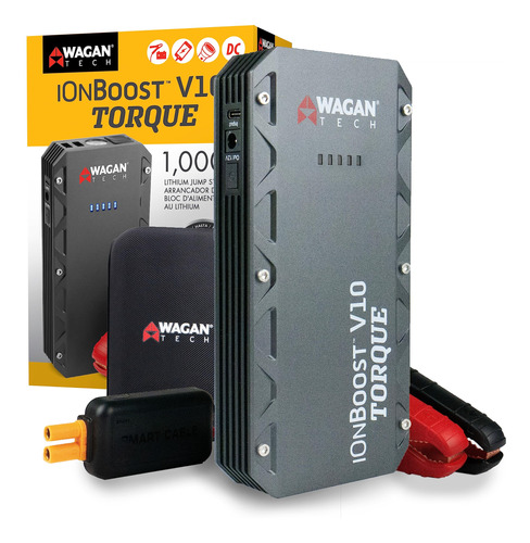 Wagan El7507 Jump Starter Ionboost V10 Torque 1000amp Peak 1