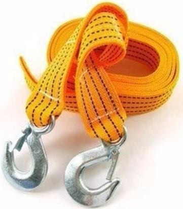 Imagen 2 de 6 de Cinta Remolque Nylon Plana 3tn 4m Auxilio Cuarta Soga Linga