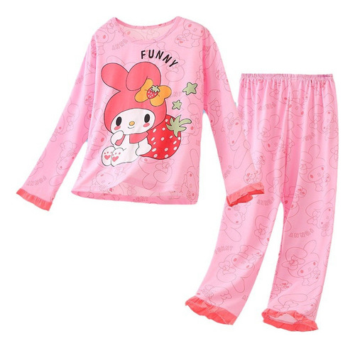 Conjunto De Pijama Sanrio Cinnamoroll Con Dibujos Animados P