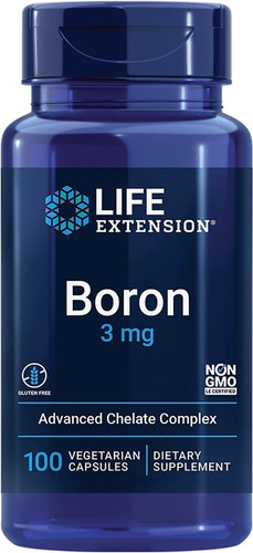 Boron + Vit B2 3mg X100 Intoxicación Metales Pesados Hongos