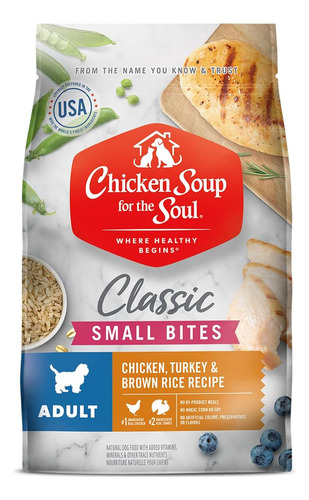 10 Piezas De Chicken Soup For The Soul Small Bites Dog Food,