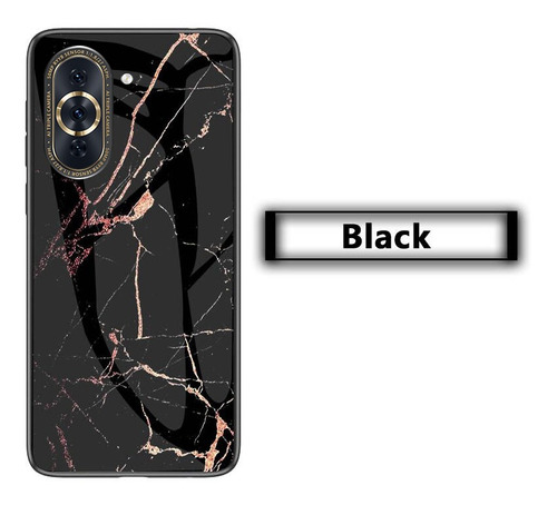 Funda Para Huawei Nova 10 Pro Mármol Vidrio Templado Duro