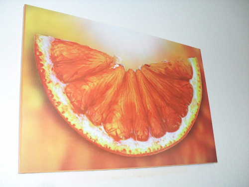 Cuadros Frutas & Verduras - Naranja Limón Full Color - 27x42