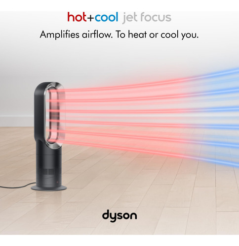 Ventilador Dyson Hot+cool Am09 Negro/níquel, Grande