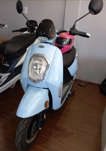 Moto Electrica-sunra Grace-bat Litio Gde+2 Cascos De Regalo