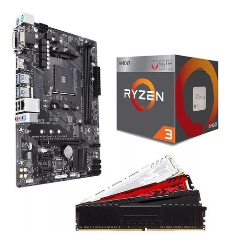 Kit Upgrade Gamer Asus Prime Ryzen R3 2200g 4gb Ddr4