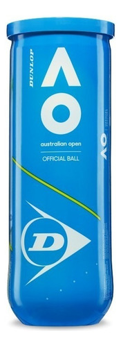 Tubo Pelotas Tenis Dunlop Australian Open X 3 Balls Tennis