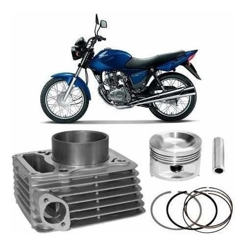 Kit Motor Cilindro Honda Cg Nxr Bros 125 Titan